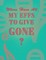 Where Have All My Effs to Give Gone? - BLANK Notebook With Rainbow Lines