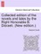 Collected edition of the novels and tales by the Right Honorable B. Disraeli. (New edition.)