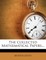 The Collected Mathematical Papers...