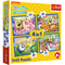 TREFL SPONGEBOB Pužļu komplekts 4 in 1