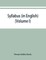 Syllabus (in English) of the documents relating to England and other kingdoms contained in the collection known as Rymer's Foedera. (Volume I) 1066-1377