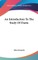 An Introduction To The Study Of Dante