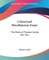 Critical and Miscellaneous Essays