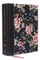 NKJV, Journal the Word Bible, Cloth Over Board, Gray Floral, Red Letter Edition, Comfort Print