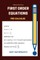 First order equations