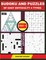 Sudoku and Puzzles of Easy Difficulty 4 Types. 400 Collection Puzzles.