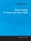Violin Sonata by Felix Mendelssohn for Piano and Violin (1823) Op.4