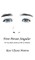 First Person Singular