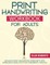 Print Handwriting Workbook for Adults
