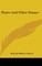 Dante And Other Essays
