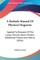 A Bedside Manual Of Physical Diagnosis