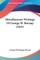 Miscellaneous Writings Of George W. Burnap (1845)