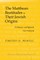 The Matthean Beatitudes in Their Jewish Origins