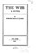 The Web, a Novel