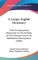 A Lenape-English Dictionary