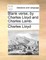 Blank Verse, by Charles Lloyd and Charles Lamb.