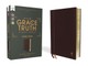 Nasb, the Grace and Truth Study Bible, Large Print, Leathersoft, Maroon, Red Letter, 1995 Text, Comfort Print