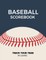 Baseball Scorebook