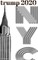 Trump-2020 Chrysler Building NYC Sir Michael Huhn designer writing Drawing Journal.