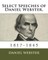 Select Speeches of Daniel Webster,