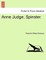 Anne Judge, Spinster.