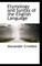 Etymology and Syntax of the English Language