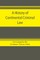 A history of continental criminal law