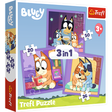 TREFL BLUEY Puzzle Set 3in1