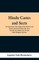 Hindu Castes and Sects