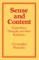Sense and Content