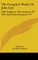The Complete Works Of John Lyly