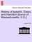History of Ipswich, Essex and Hamilton [Towns of Massachusetts, U.S.].