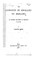 The Conduct of England to Ireland, An Address Delivered at Brighton