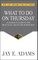 What to do on Thursday