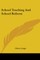 School Teaching And School Reform
