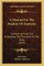 A Manual for the Student of Anatomy
