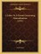 A Letter To A Friend Concerning Naturalizations (1753)