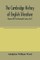 The Cambridge history of English literature (Volume XII) The Nineteenth Century Part I