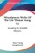 Miscellaneous Works Of The Late Thomas Young V2