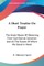 A Short Treatise On Prayer