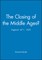 The Closing of the Middle Ages