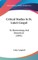 Critical Studies in St. Luke's Gospel