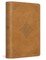ESV Large Print Bible (Trutone, Nubuck Caramel, Fleur-De-Lis Design)