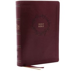 The Kjv, Open Bible, Leathersoft, Burgundy, Indexed, Red Letter Edition, Comfort Print The Kjv, Open Bible, Leathersoft, Burgundy, Indexed, Red Letter Edition, Comfort Print