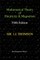 Mathematical Theory of Electricity and Magnetism, Fifth Edition (Electromagnetic Physics)