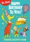 Happy Birthday to You Sticker Book
