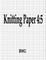 Knitting Paper 4