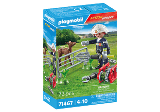 PLAYMOBIL ACTION HEROES Firefighting Mission: Animal Rescue 71467 PLAYMOBIL ACTION HEROES Firefighting Mission: Animal Rescue 71467