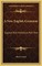 A New English Grammar