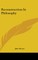 Reconstruction In Philosophy